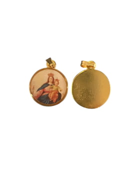 MEDALHA ITALIANA NOSSA SENHORA AUXILIADORA