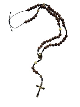 TERÇO COLAR ESPINHO COROA DE CRISTO UNISSEX - AJUSTÁVEL 