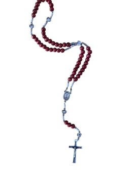 TERÇO COM RELIQUIA DE MEDJUGORJE