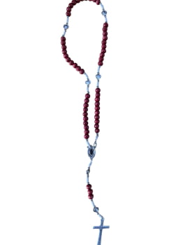 TERÇO COM RELIQUIA DE MEDJUGORJE