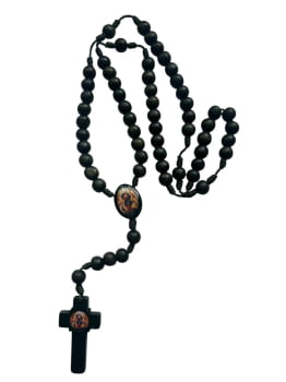 TERÇO NOSSA SENHORA DESATADORA DOS NÓS - COR VERDE MUSGO